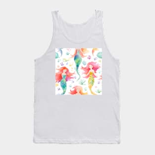 Mermaids Pattern 13 Tank Top